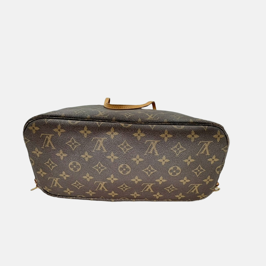 Louis Vuitton Brown Monogram Neverfull MM Tote Bag