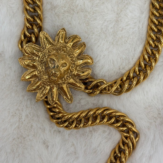 Chanel Sun Lion Chain Belt / Necklace