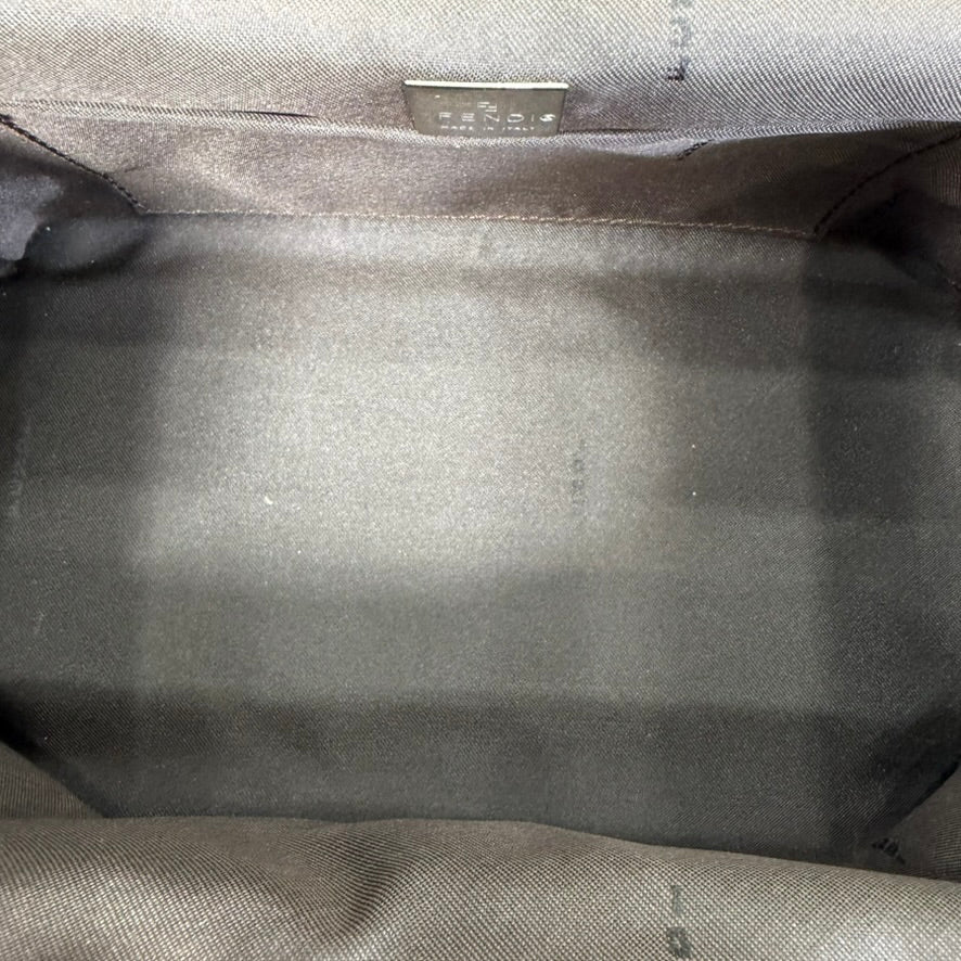Fendi Brown FF Zucca Bento Box Shoulder Bag
