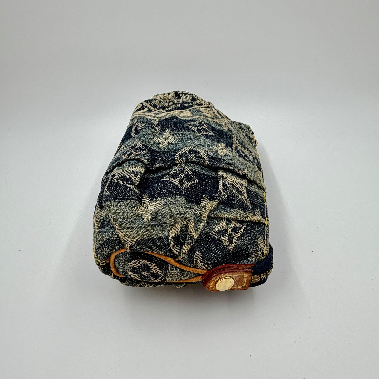 Louis Vuitton Blue Denim Pouch