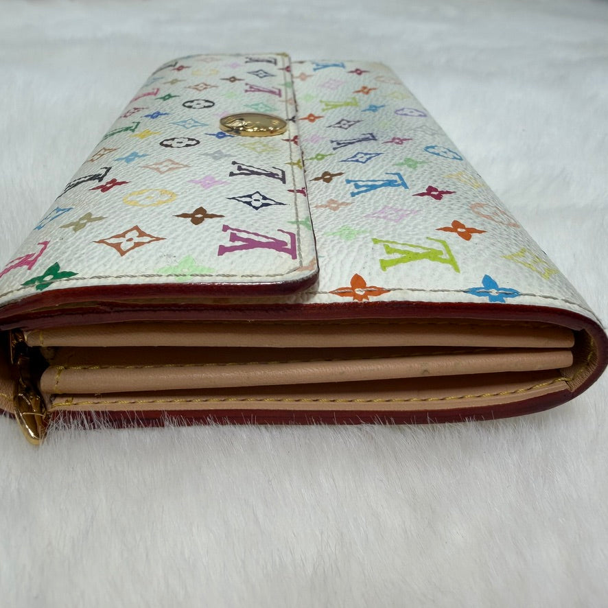 Louis Vuitton White Murakami Wallet