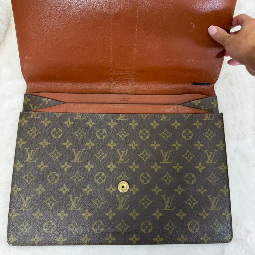 Louis Vuitton Rare Vintage Monogram Lena Portfolio Clutch