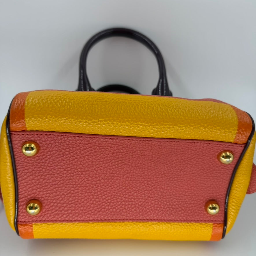 Burberry Pink/Orange Prorsum Mini Bee Bag