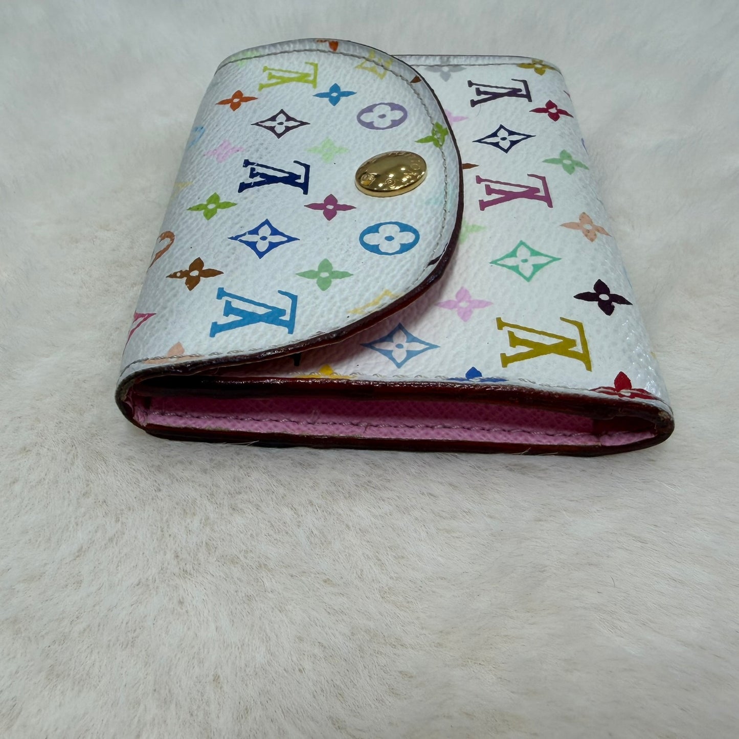 Louis Vuitton White Murakami Wallet
