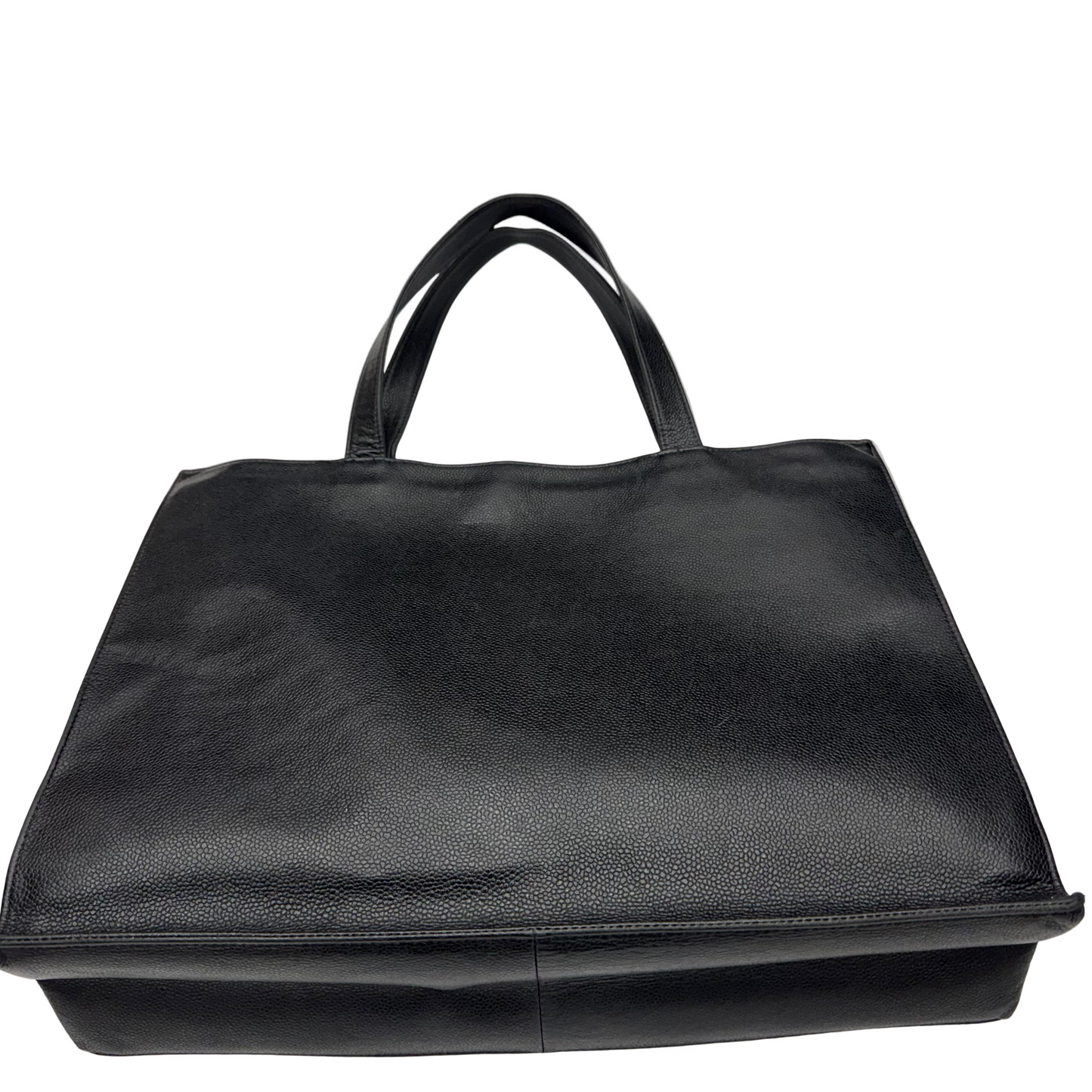 CHANEL Black Caviar Leather Shoulder/Tote Bag
