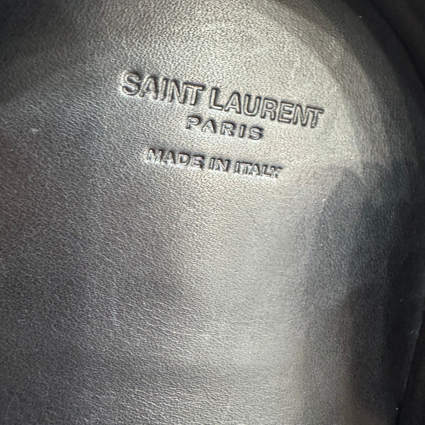 Yves Saint Laurent Black Calfskin Leather Coin Purse