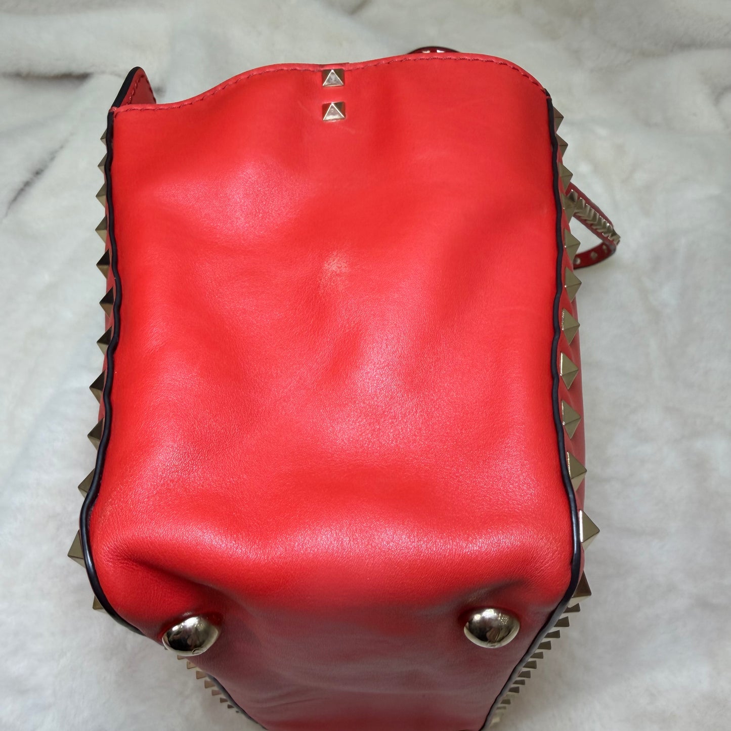 Valentino Red Leather Crossbody / Shoulder Bag