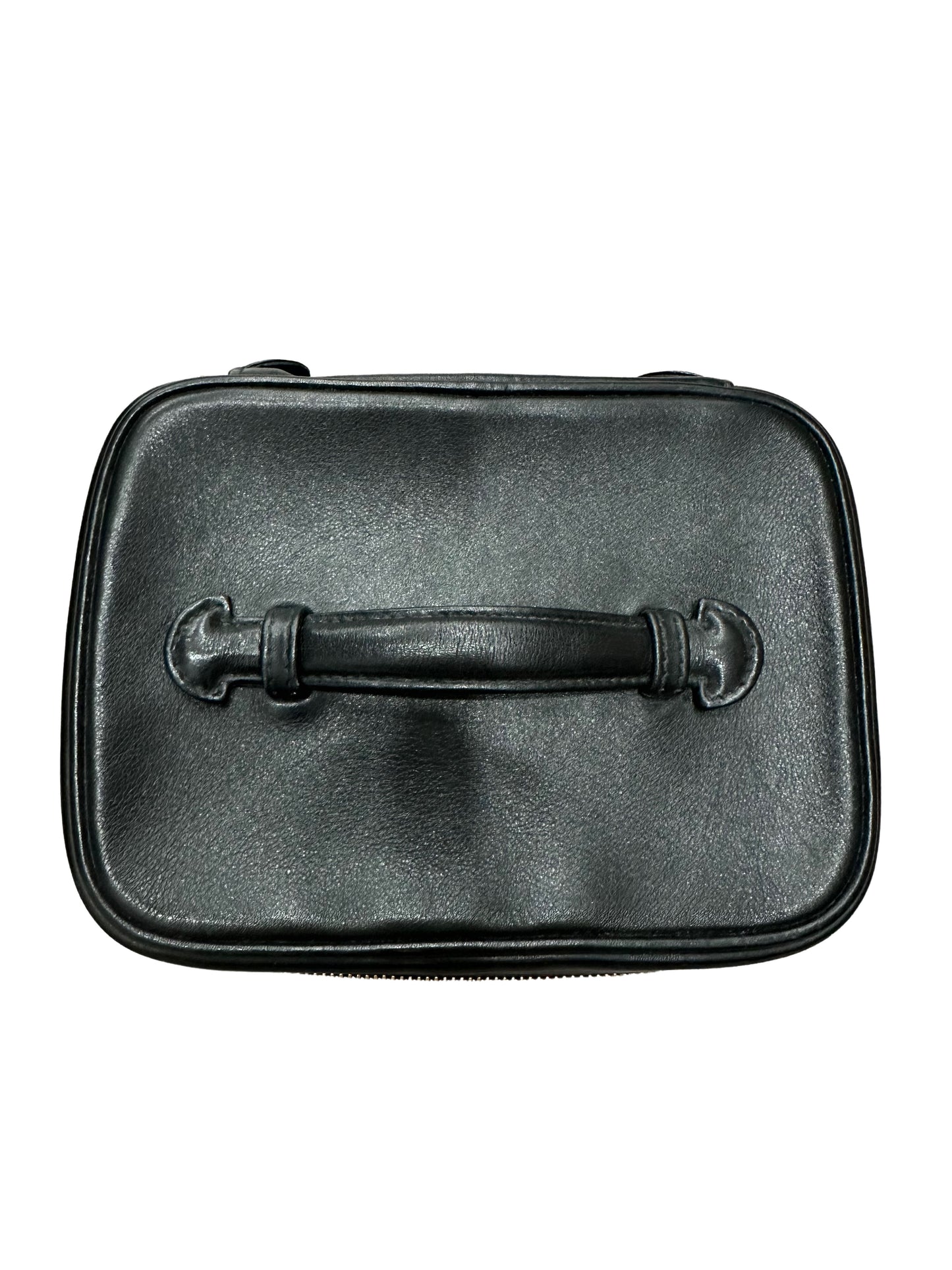 CHANEL Black Calfskin Duo-tone Vanity Bag