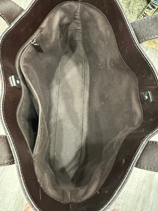 Gucci Black and Brown Leather Shoulder Bag