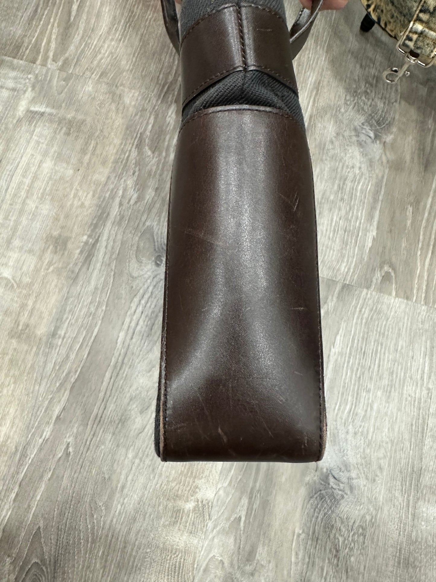 Gucci Black and Brown Leather Shoulder Bag
