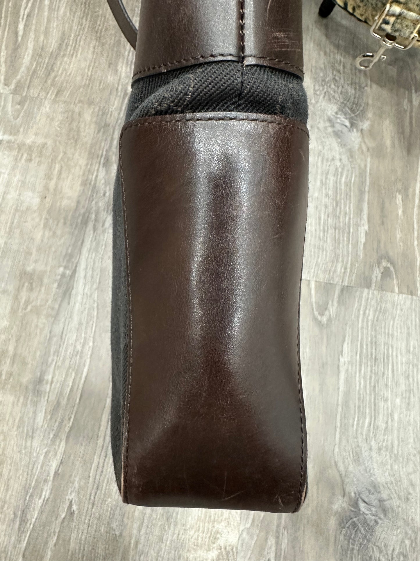 Gucci Black and Brown Leather Shoulder Bag