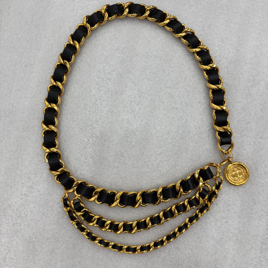 CHANEL gold toned necklace/belt