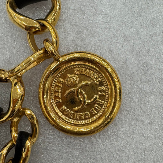 CHANEL gold toned necklace/belt