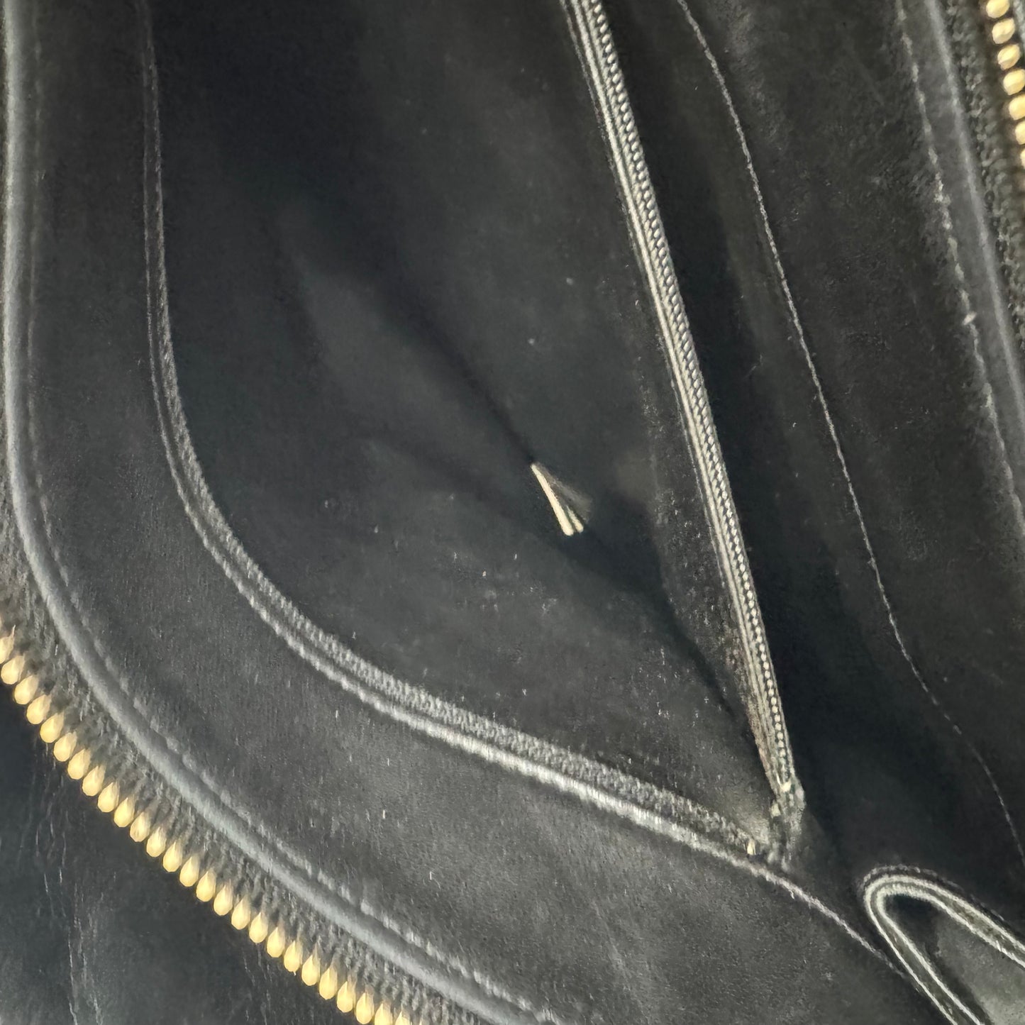 Chanel Black CoCo Zipper Lambskin Tote/Shoulder Bag