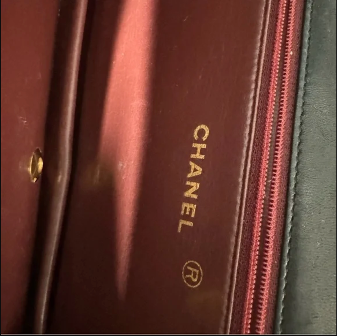 CHANEL Black Vintage CC Small Lambskin Single Flap Shoulder Bag