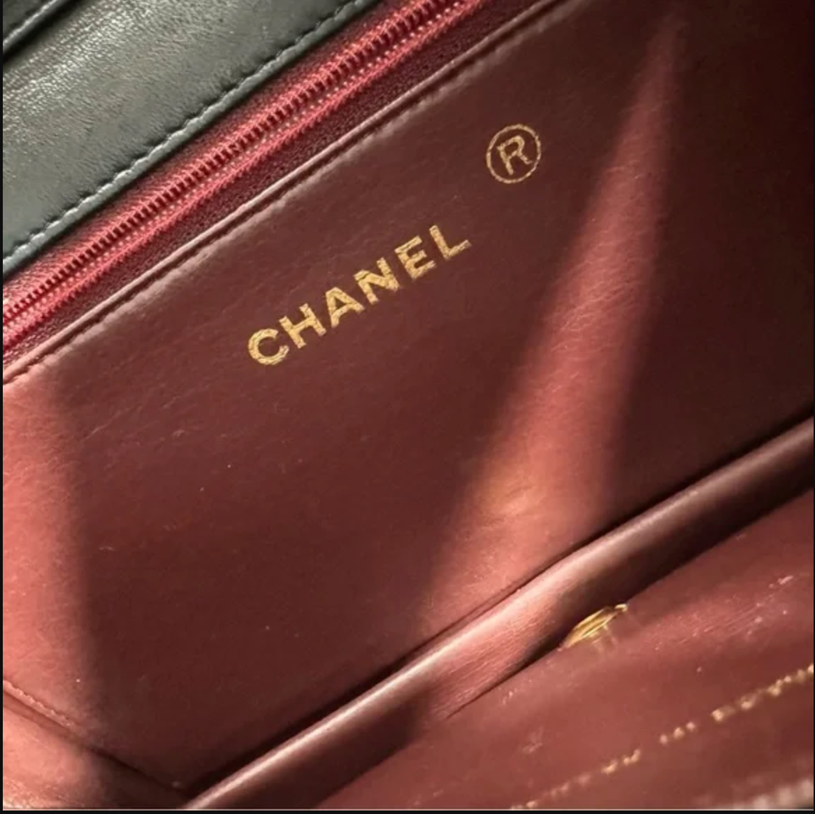 CHANEL Black Vintage CC Small Lambskin Single Flap Shoulder Bag
