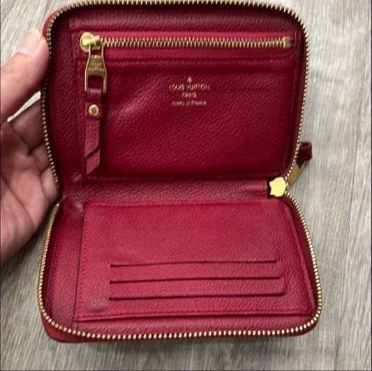 Louis Vuitton Red Monogram Empreinte Wallet
