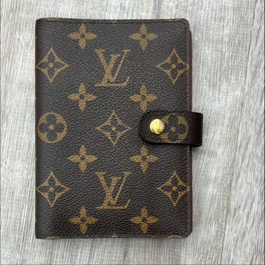 Louis Vuitton Brown Monogram Ring Agenda Cover PM