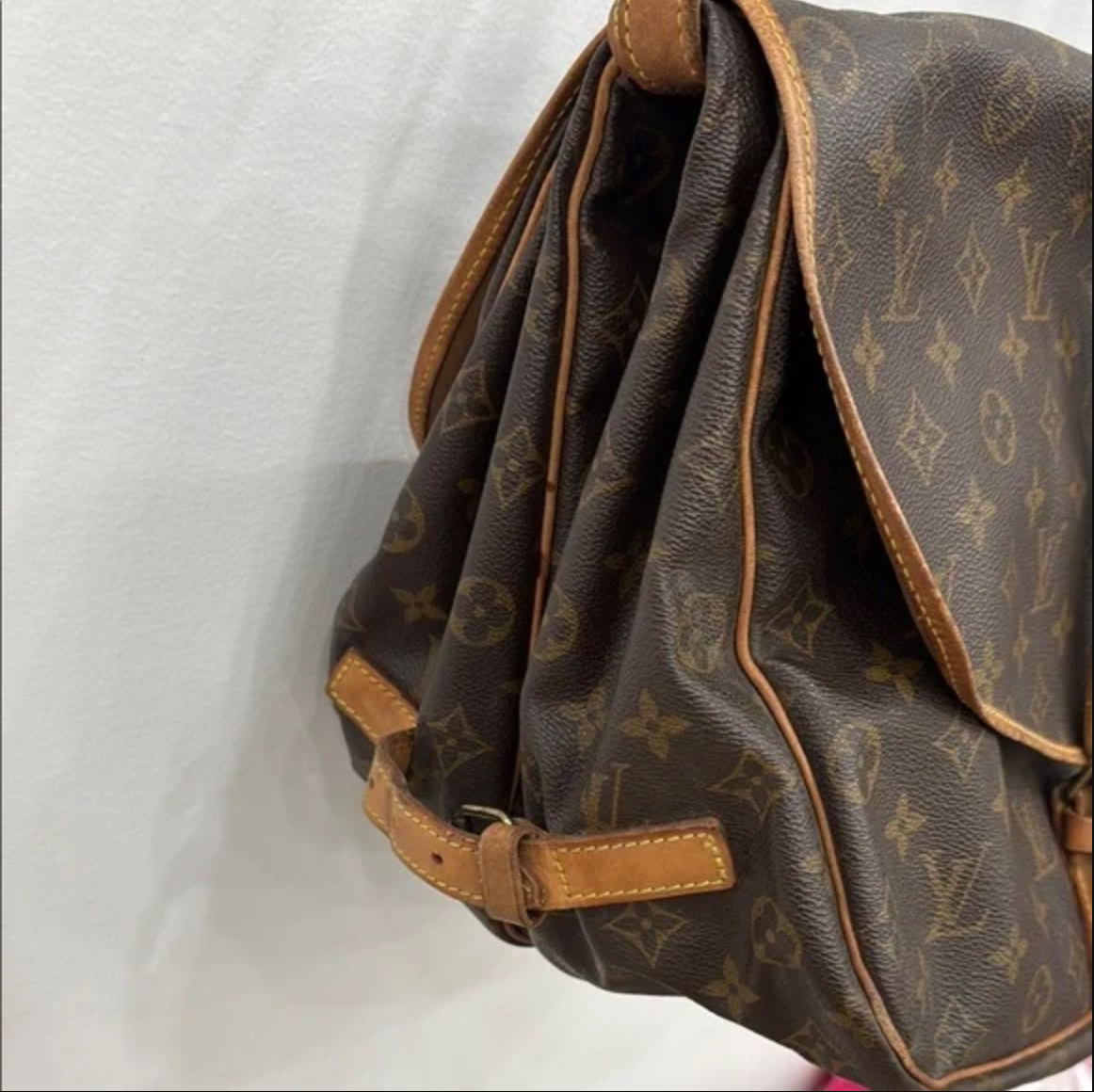 Louis Vuitton Brown Monogram Saumur 35 Crossbody