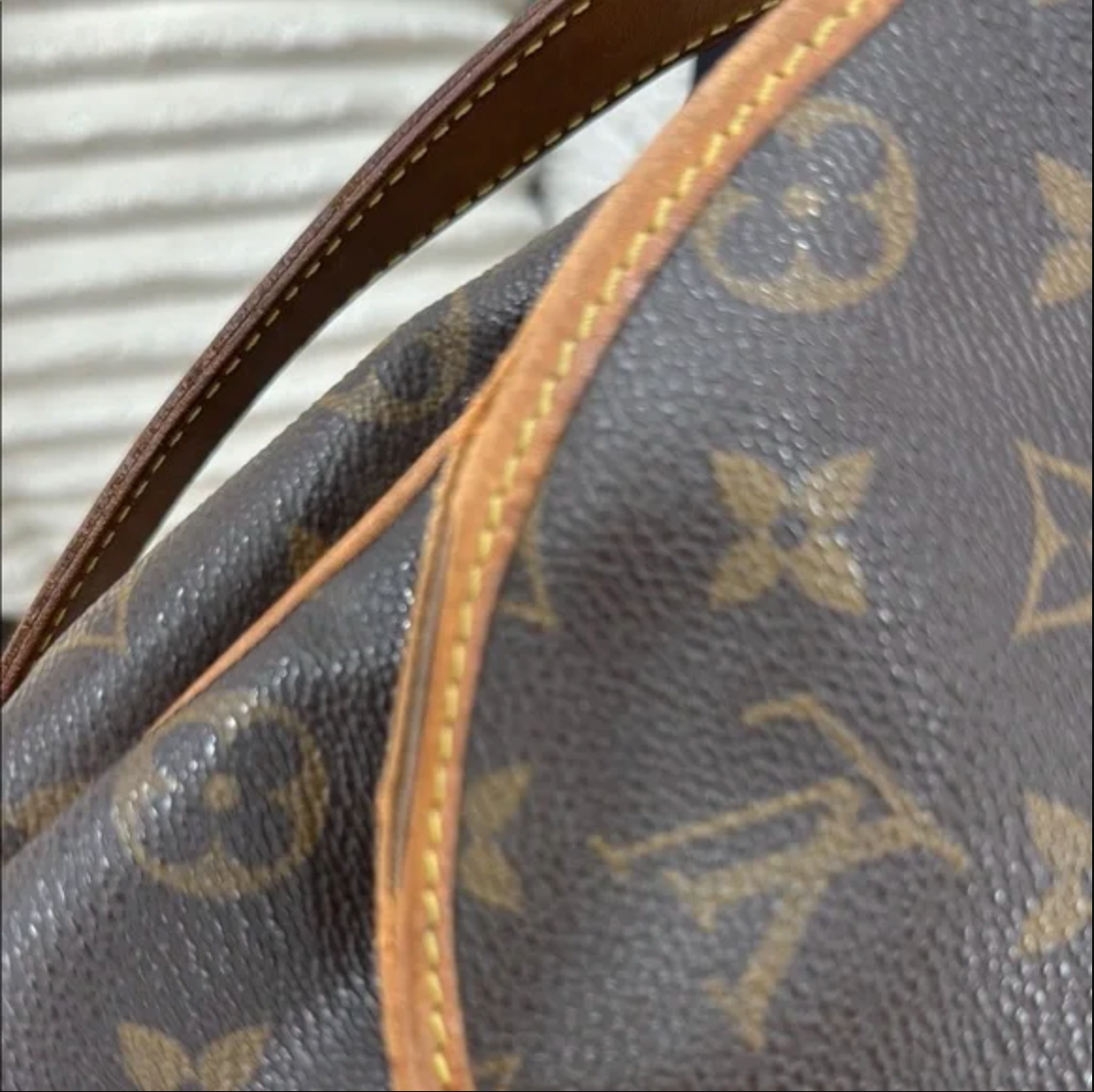 Louis Vuitton Brown Monogram Saumur 35 Crossbody