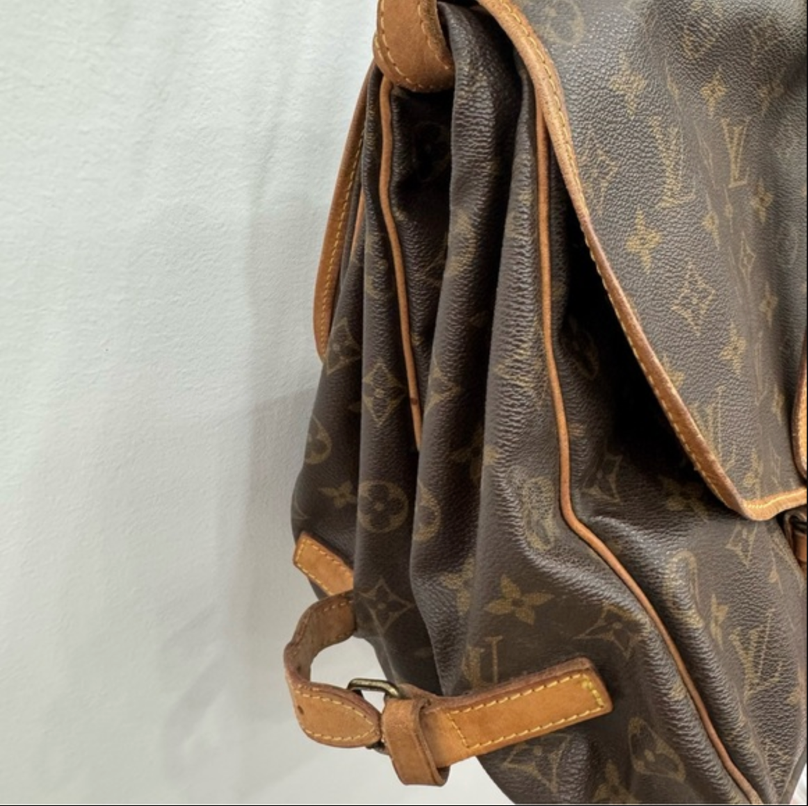 Louis Vuitton Brown Monogram Saumur 35 Crossbody