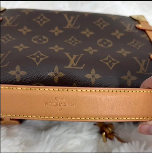 Louis Vuitton Brown Monogram Canvas Crossbody Bag - Soft Trunk