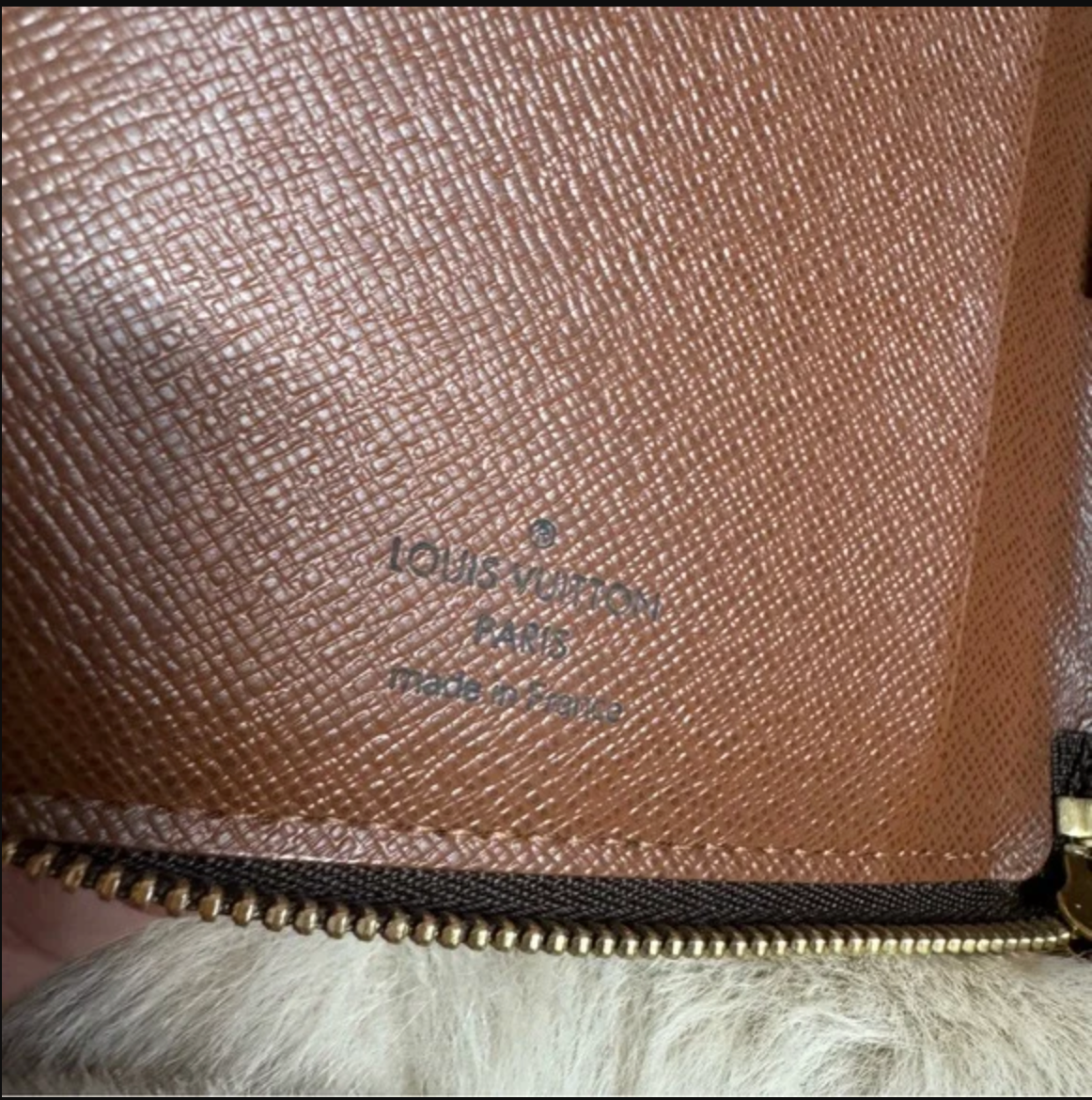 Louis Vuitton Brown Monogram Passport Holder with Zipper