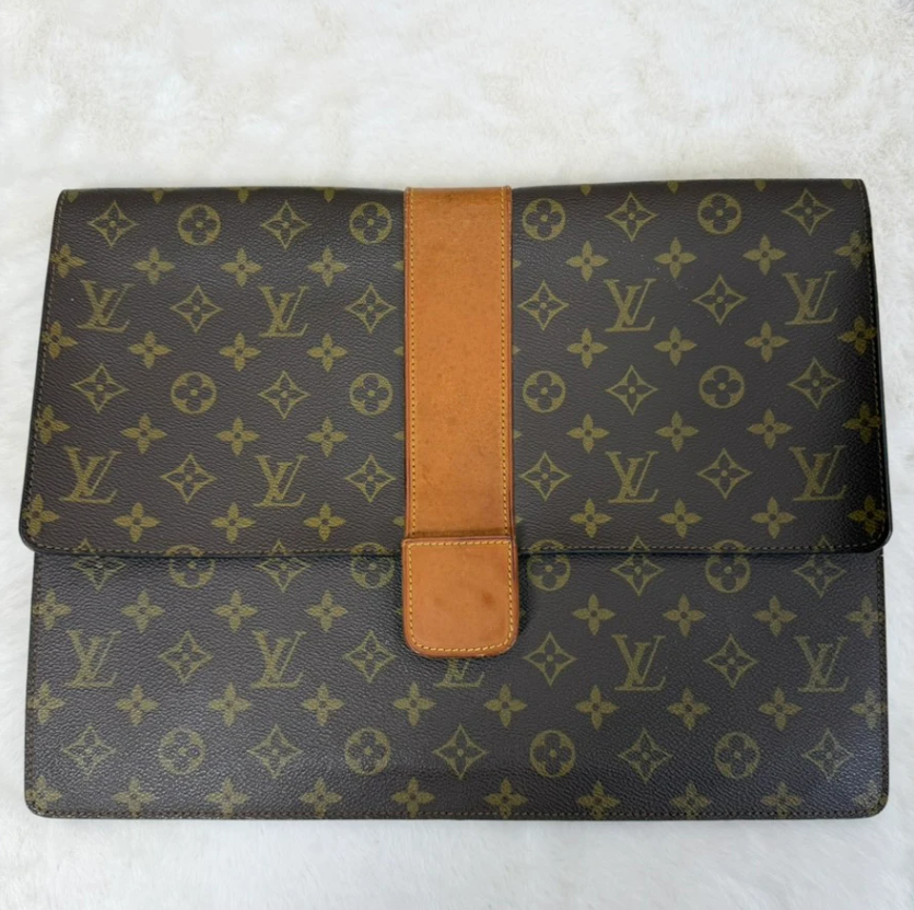 Louis Vuitton Rare Vintage Monogram Lena Portfolio Clutch