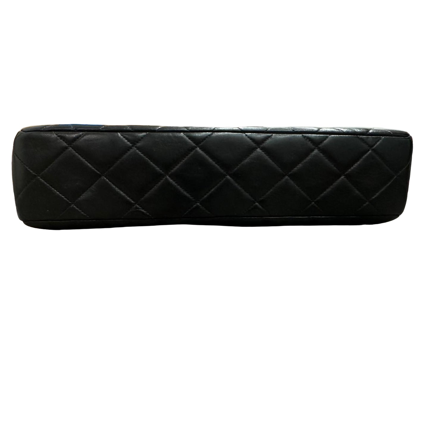 CHANEL Black Quilted CC Tote Lambskin