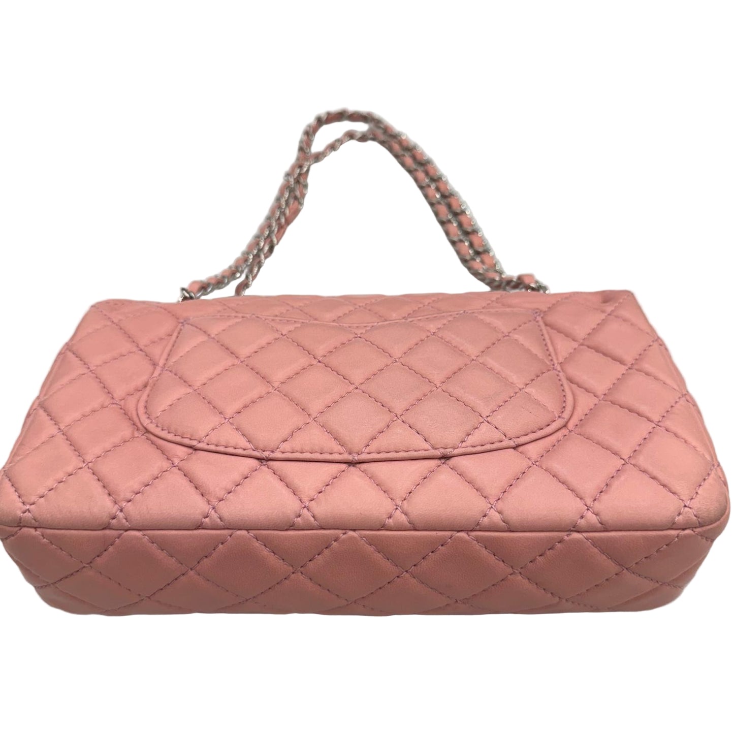 Chanel Double Flap, Medium Pink Lambskin shoulder / crossbody bag