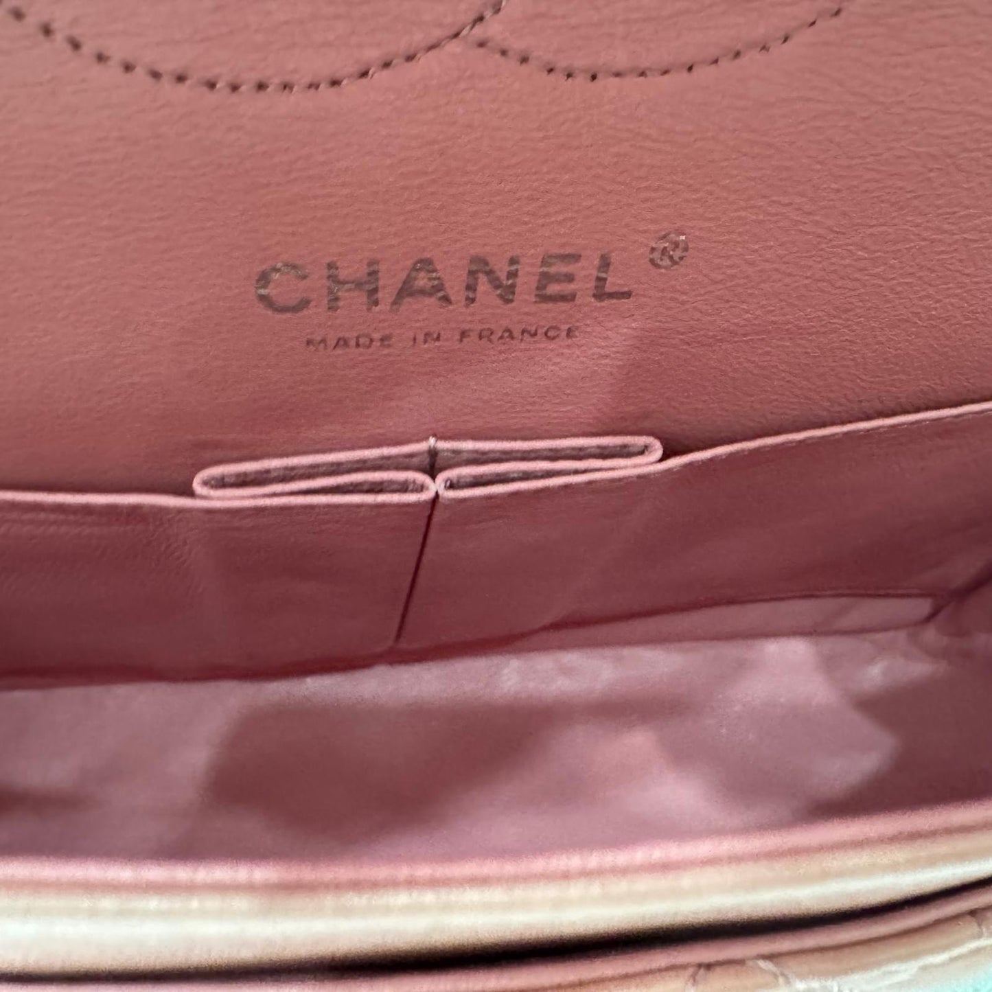Chanel Double Flap, Medium Pink Lambskin shoulder / crossbody bag