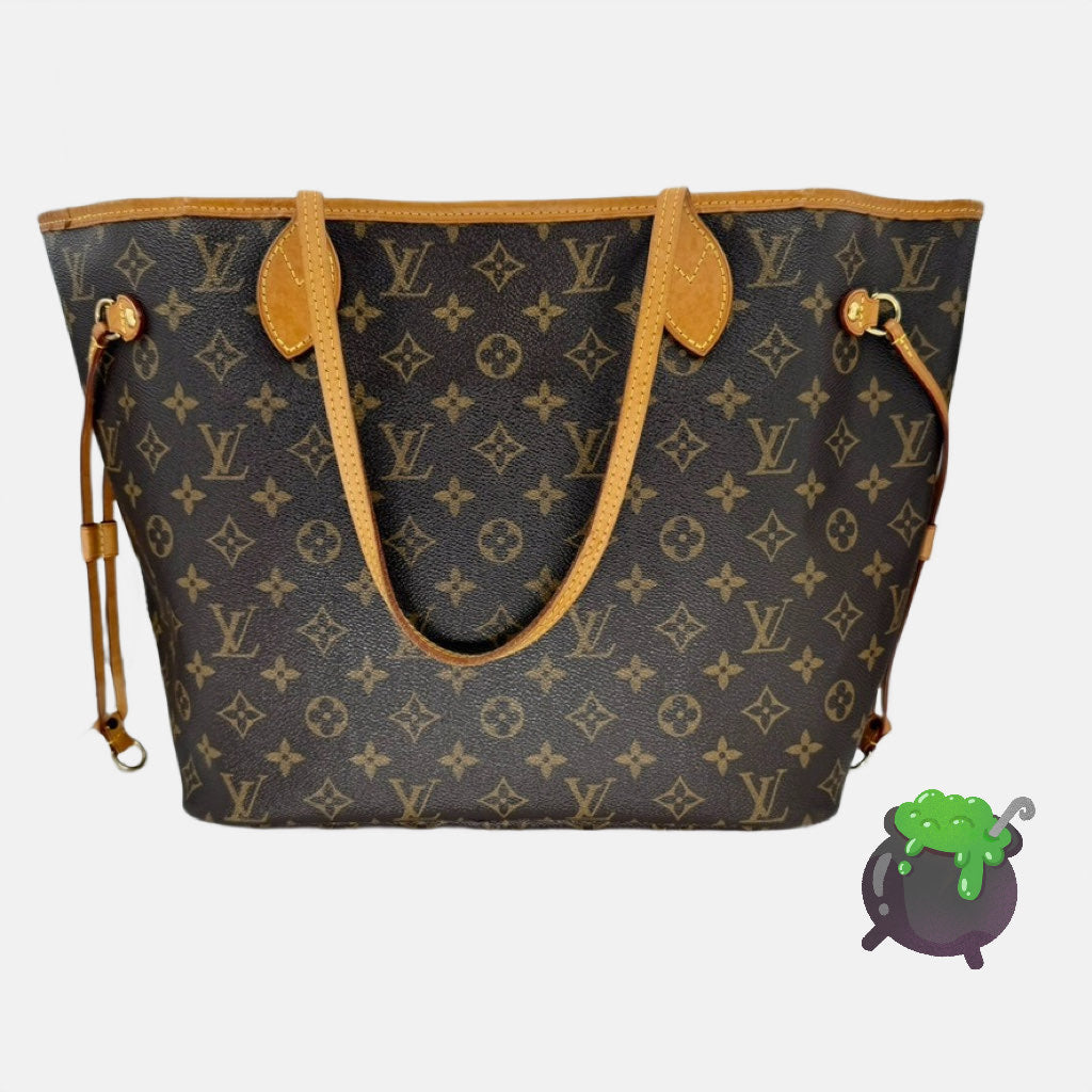Louis Vuitton Brown Monogram Neverfull MM Tote Bag