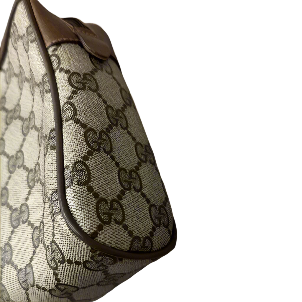 Gucci GG Monogram with Sherry line Clutch with unbranded chain