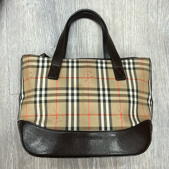 Burberry Nova Check Mini Tote Bag