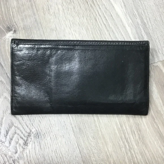 Dior Black Textured Leather Wallet