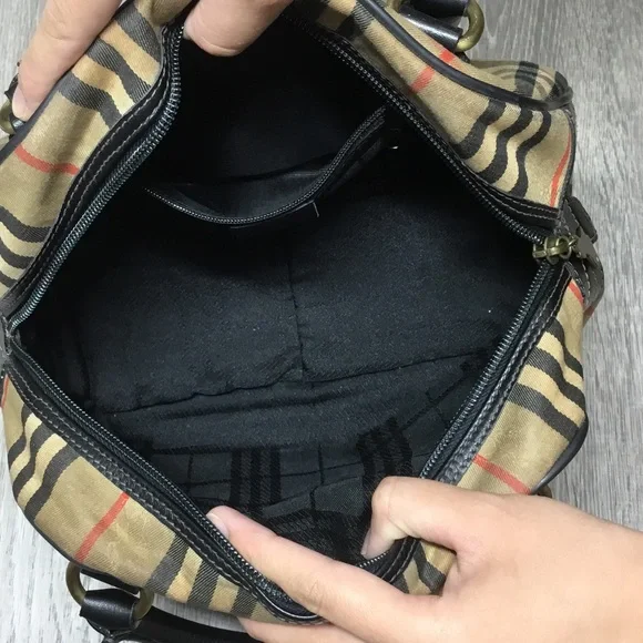 Burberry Limited Edition Nova Check Boston Bag