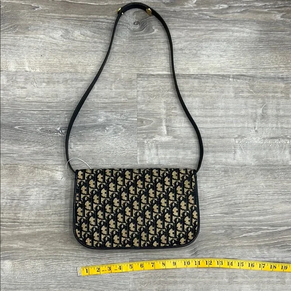 Christian Dior Oblique Canvas Shoulder / Crossbody Bag