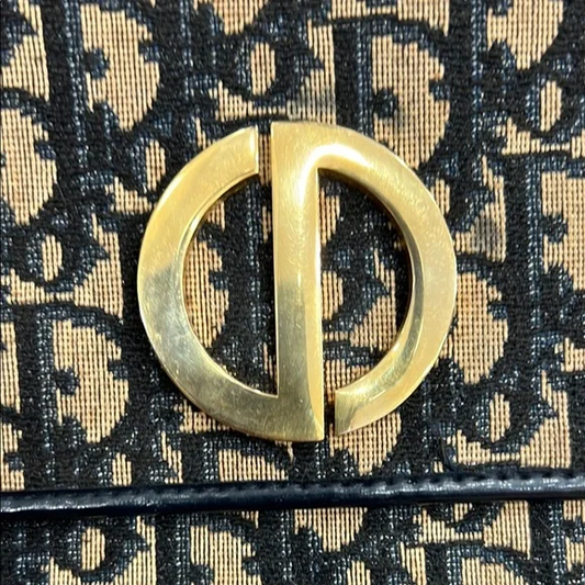Christian Dior Oblique Canvas Shoulder / Crossbody Bag