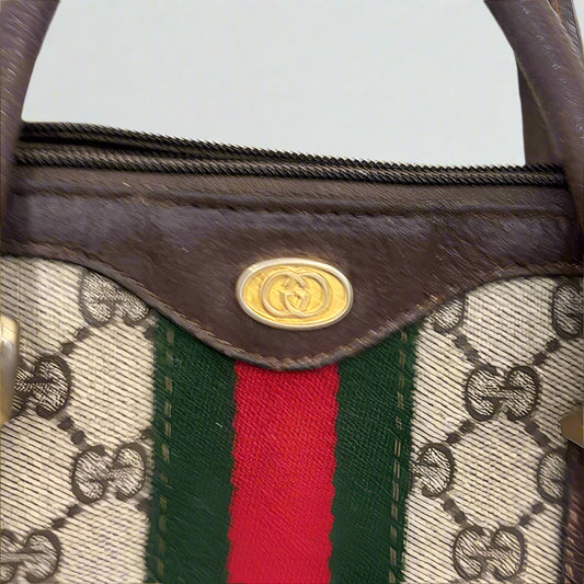 Gucci Vintage Ophidia Boston Bag
