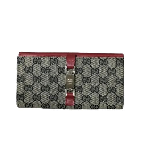 Gucci Jackie GG Canvas Compact Wallet