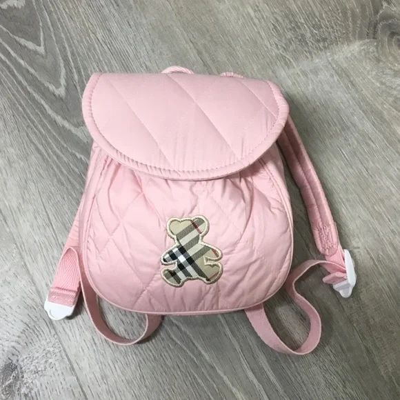 Burberry Kids Small Thomas Bear Logo Backpack