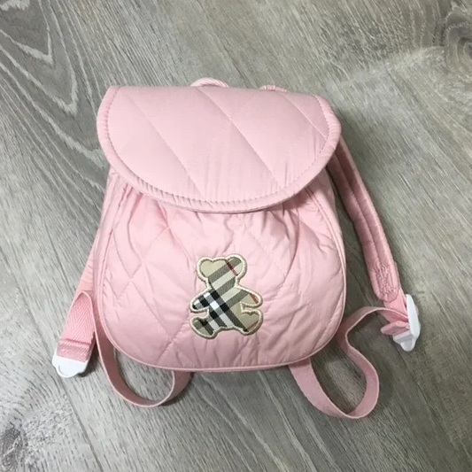 Burberry Kids Small Thomas Bear Logo Backpack