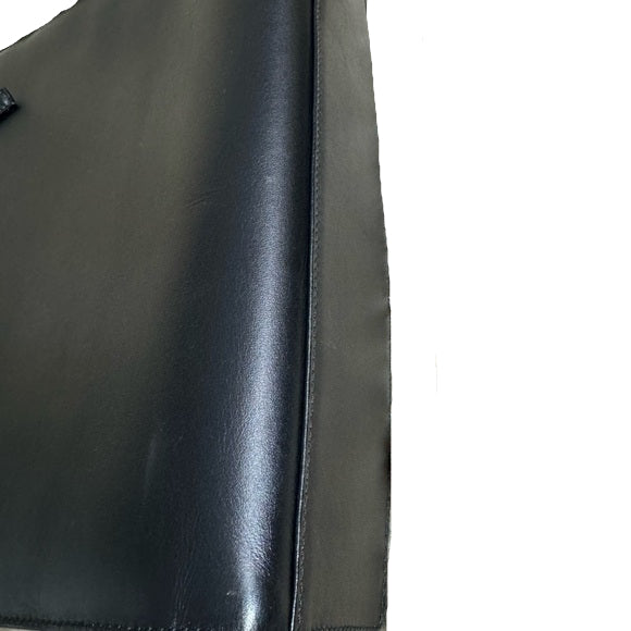 GUCCI Vintage black leather handbag / tote