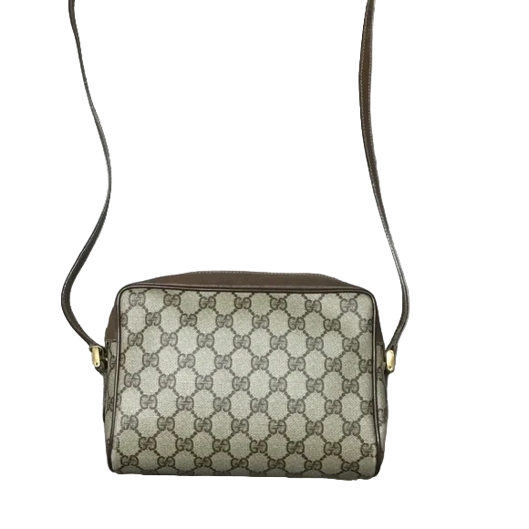 Gucci Brown and Cream Crossbody Bag