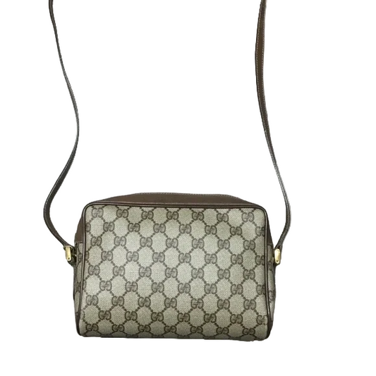 Gucci Brown and Cream Crossbody Bag