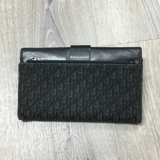 Dior Elegant Black and Gray Wallet