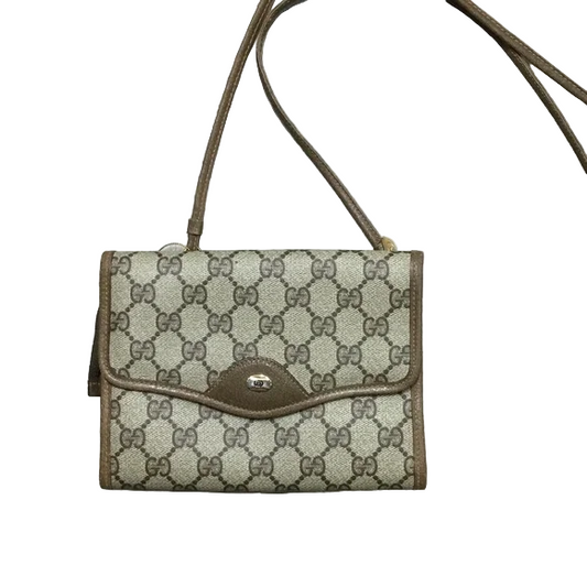 Gucci Beige and Brown Crossbody Bag