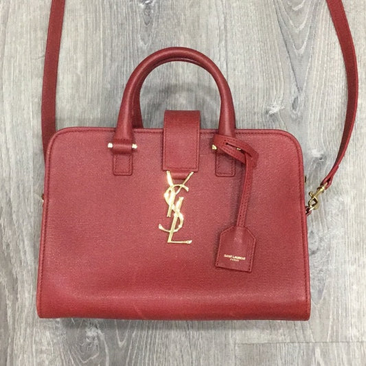 Yves Saint Laurent red leather bag crossbody bag