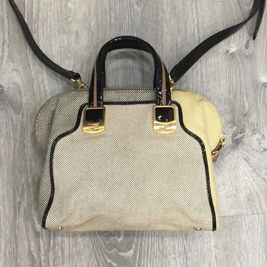 Fendi Cream and Yellow Satchel Bag