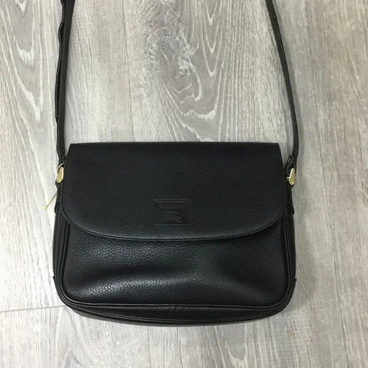 Burberry Black Crossbody Bag with Gold Accents